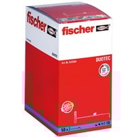 fischer Kippdübel DUOTEC 10 hellgrau/rot, 50 Stück