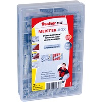 fischer Meister-Box mit Dübel SX hellgrau, 132-teilig