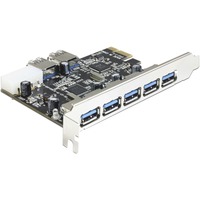 DeLOCK PCI Express Karte >5x ext +2x int.USB3.0, Controller