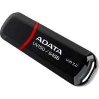 ADATA DashDrive UV150 64 GB, USB-Stick schwarz/rot, USB-A 3.2 Gen 1
