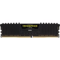 Corsair DIMM 4 GB DDR4-2400 , Arbeitsspeicher schwarz, CMK4GX4M1A2400C14, Vengeance LPX, INTEL XMP
