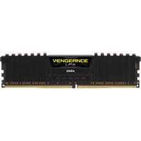 Corsair DIMM 8 GB DDR4-2400 , Arbeitsspeicher schwarz, CMK8GX4M1A2400C14, Vengeance LPX, INTEL XMP