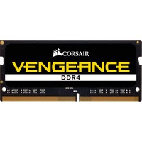 Corsair SO-DIMM 16 GB DDR4-2666 , Arbeitsspeicher schwarz, CMSX16GX4M1A2666C18, Vengeance