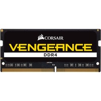 Corsair SO-DIMM 4 GB DDR4-2400 , Arbeitsspeicher schwarz, CMSX4GX4M1A2400C16, Vengeance