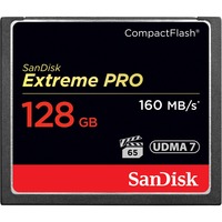 SanDisk CompactFlash Extreme Pro 128 GB, Speicherkarte schwarz, UDMA 7