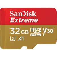 SanDisk Extreme 32 GB microSDXC, Speicherkarte UHS-I U3, Class 10, V30, A2