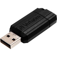 Verbatim PinStripe 16 GB, USB-Stick schwarz, USB-A 3.2 Gen 1