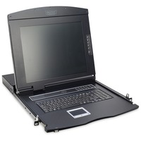 Digitus 19" KVM Konsole 17"TFT 8p Cat5, KVM-Switch