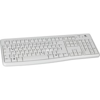 Logitech Keyboard K120, Tastatur weiß, DE-Layout