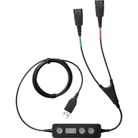 Jabra LINK 265 USB Schulungskabel, USB-A Stecker > 2x QD schwarz