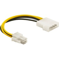 DeLOCK Power 4P St.>P4 Pin Stecker, Kabel