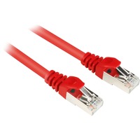 Sharkoon Patchkabel RJ45 Stecker > RJ45 Stecker CAT.6 S/FTP rot, 1,5 Meter