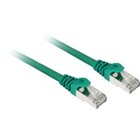 Sharkoon Patchkabel SFTP, RJ-45, mit Cat.7a Rohkabel grün, 50cm