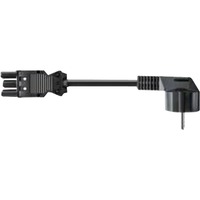 Bachmann Gerätezuleitung Kabel, Schutzkontakt > GST18i3 schwarz, 1,5 Meter, für Steckdosenleisten