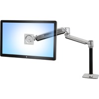 Ergotron LX HD Sitz-Steh-Tischmontage-LCD-Arm, Monitorhalterung silber/schwarz