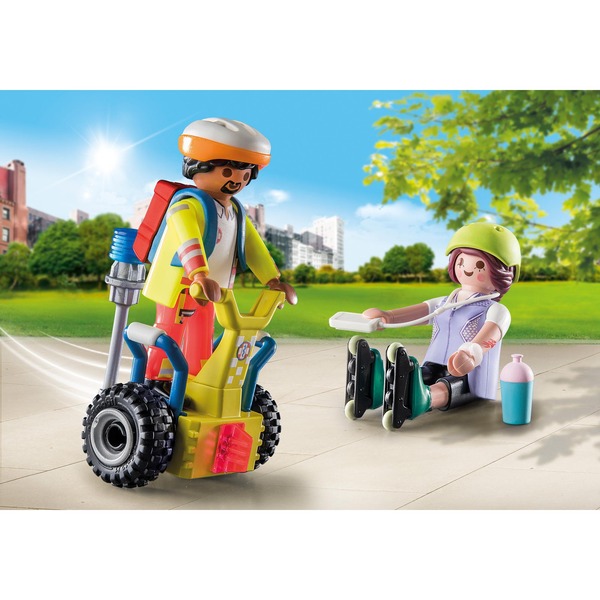 PLAYMOBIL 71257 City Life Starter Pack Rescue with Balance Racer, gradbena igrača