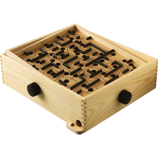 BRIO labirint, spretnostna igra rjava/črna