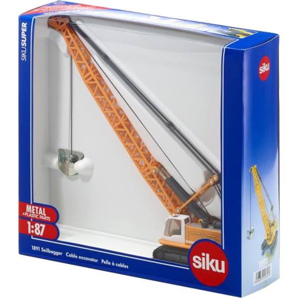 Bager na vrvi SIKU SUPER, model vozila oranžno/bel