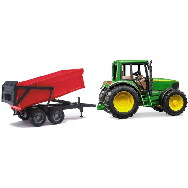 brat John Deere 6920 s prekucno prikolico, model vozila z avtomatsko zadnjo steno