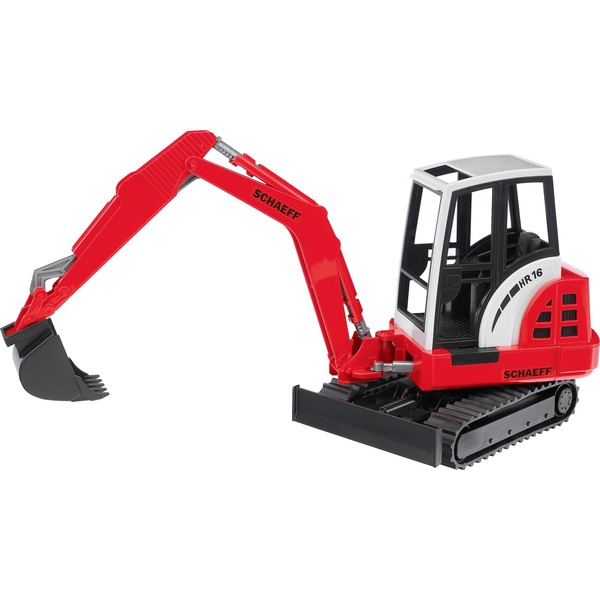 bruder Schaeff HR16 mini bager, model vozila rdeče/črn