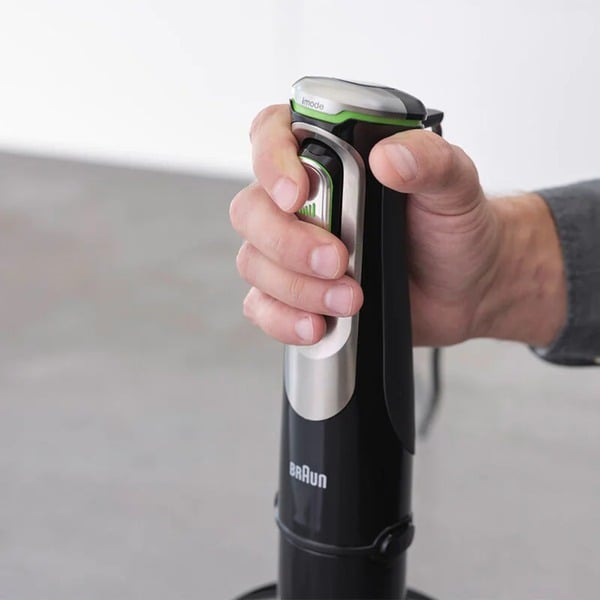Braun MultiQuick MQ 9187XLI, ročni mešalnik nerjaveče jeklo/črn