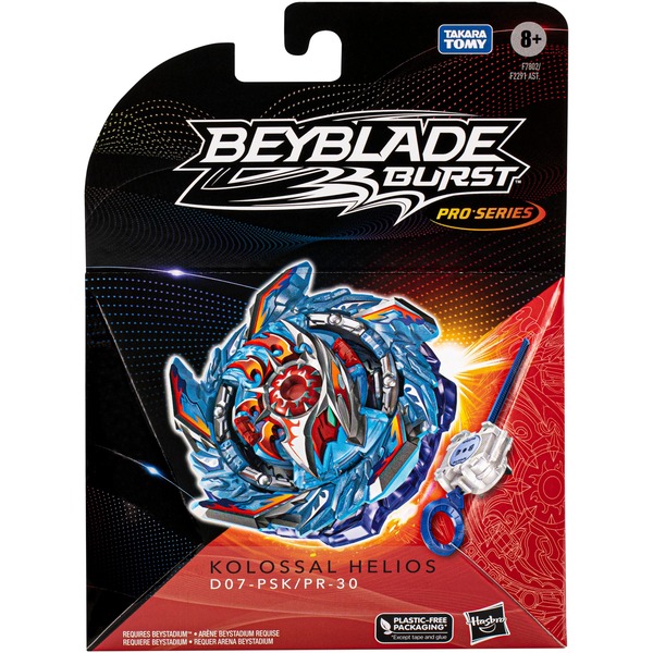Beyblade Burst Pro Series - Pack Starter Kolossal Helios Avec Lanceur Rotatif - Jouet De Combat Toupie Pour Enfants 8 Ans Et + - 5