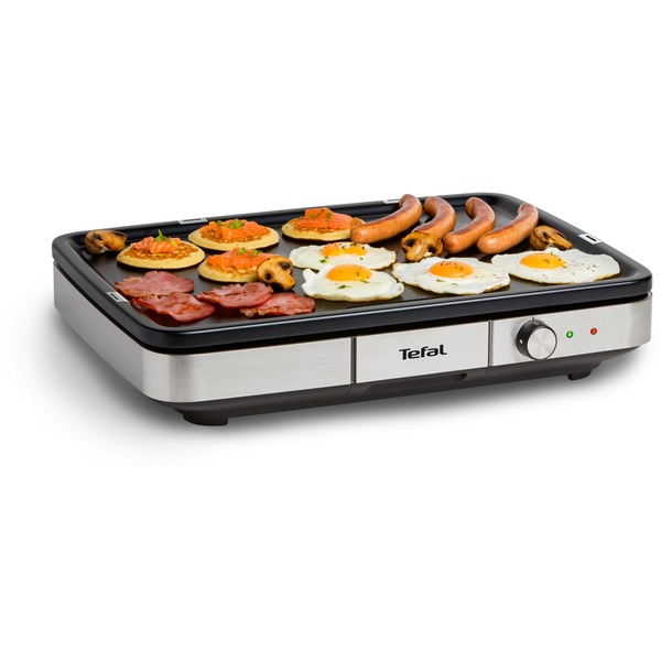 Tefal električni žar Maxi Plancha CB690 črn/nerjaveče jeklo, 2.300 W