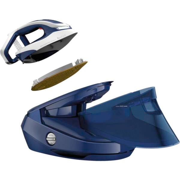 Tefal Pro Express Vision GV9812, parna likalna postaja modro/bela