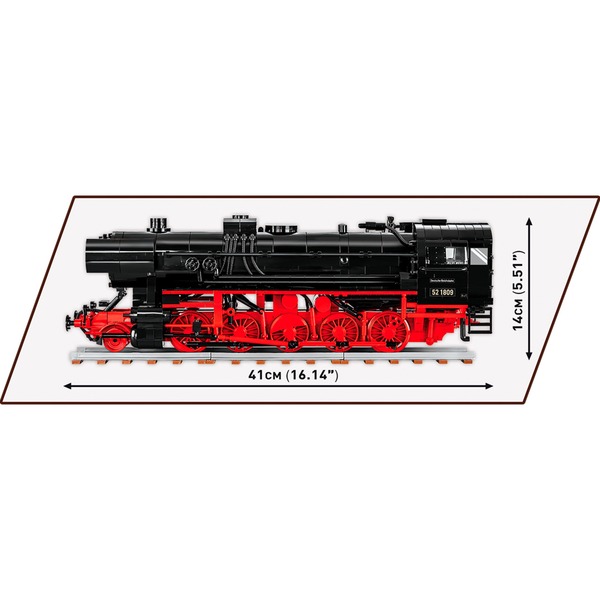 COBI DR BR 52/TY2 Parna lokomotiva, konstrukcijska igrača merilo 1:35