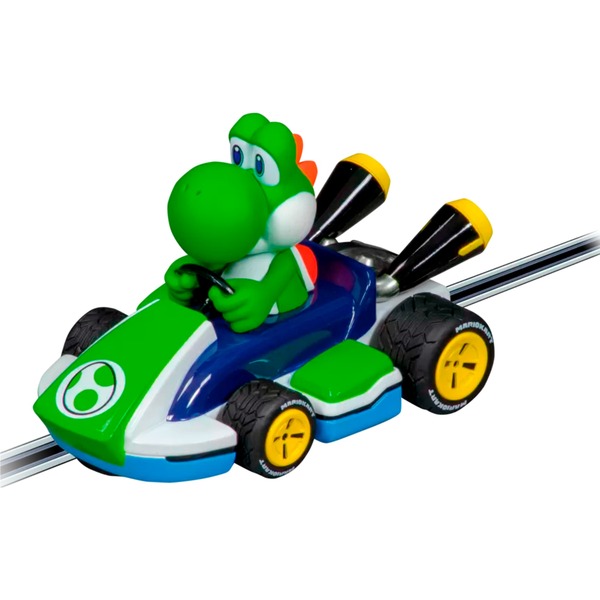 Voiture Mario Kart Yoshi Carrera First - Circuit Slot - Version Verte - Pour Enfants 3+ Ans