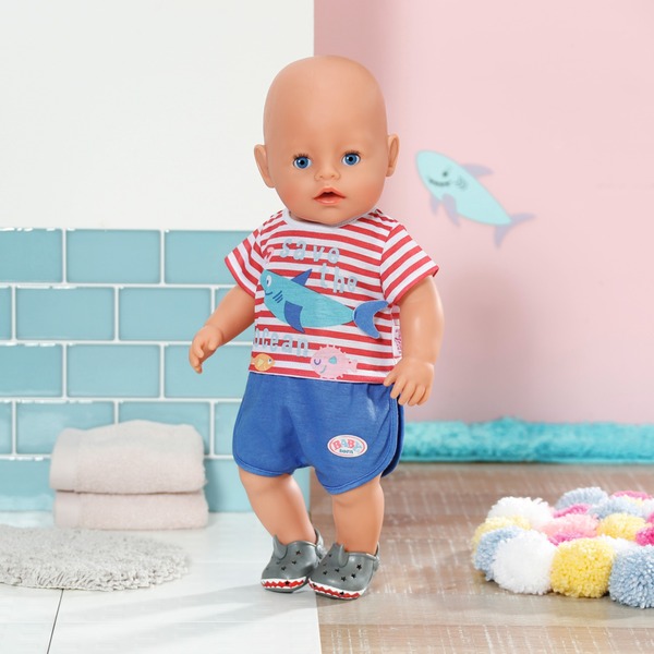 ZAPF Creation BABY born® pižama in cokle modre, dodatki za punčko 43 cm