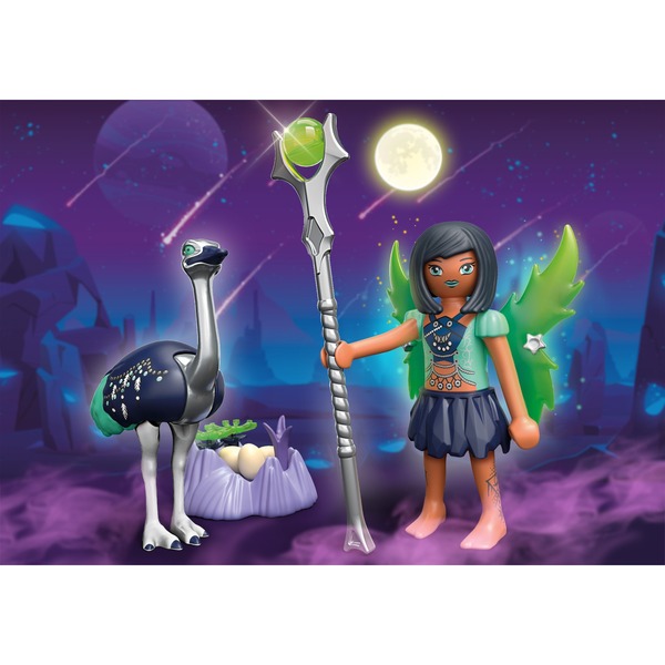PLAYMOBIL 71033 Ayuma Moon Fairy z duhovno živaljo, konstrukcijska igrača