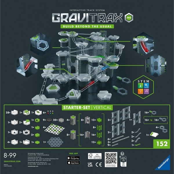 Ravensburger GraviTrax PRO Starter Set Vertical, steza