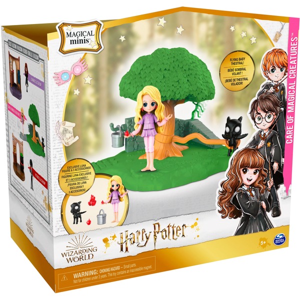 Spin Master Wizarding World Harry Potter - Hogwarts Care of Magical Creatures igralni komplet, igračka z ekskluzivno zbirateljsko figuro Luna Lovegood