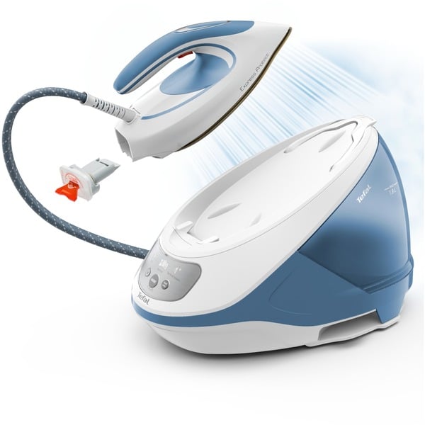 Tefal Express Protect SV 9202, parna likalna postaja bela/modra