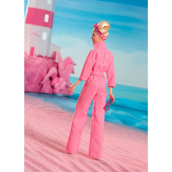 Mattel Barbie The Movie - Margot Robbie kot Barbie: lutka v roza kombinezonu