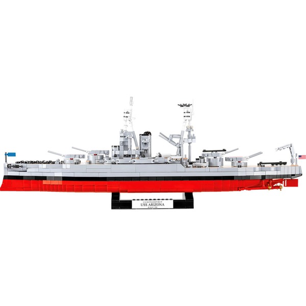 COBI USS Arizona (BB-39), konstrukcijska igrača v merilu 1:300
