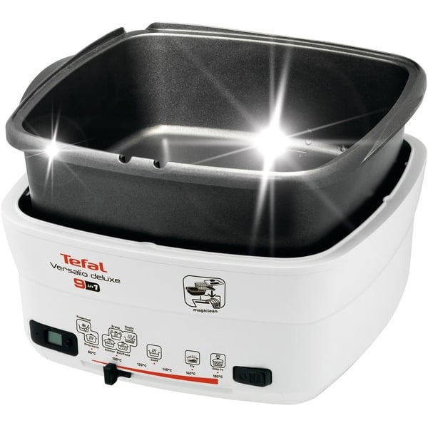 Tefal Versalio Deluxe 9v1, večnamenski kuhalnik belo/črn