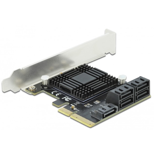 DeLOCK PCIe 5P SATA x4 LP, Schnittstellenkarte