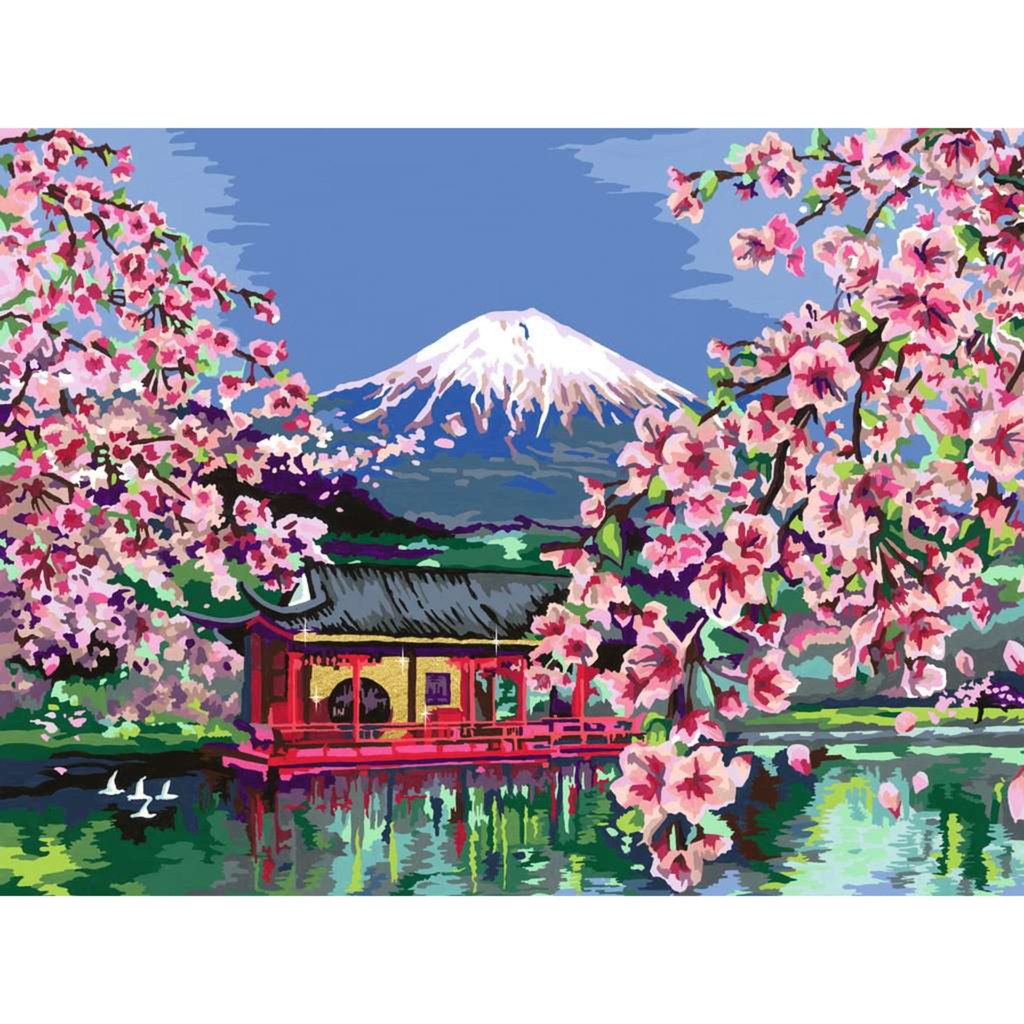 Ravensburger CreArt Leinwand Edition - Japanese Cherry Blossom, Malen