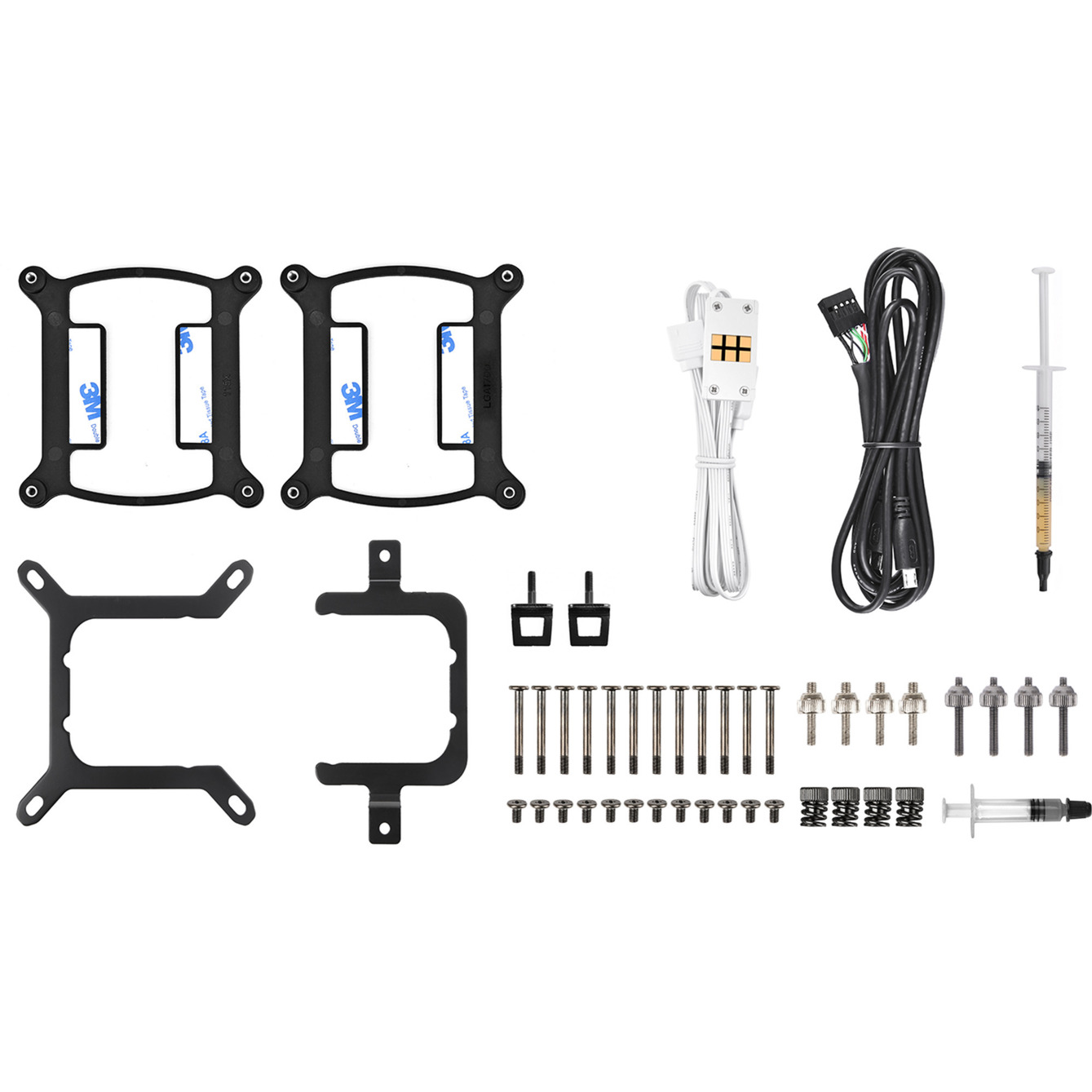 Thermaltake MAGFloe 360 Ultra ARGB Sync AIO Liquid Cooler, Wasserkühlung weiß, Snow Edition