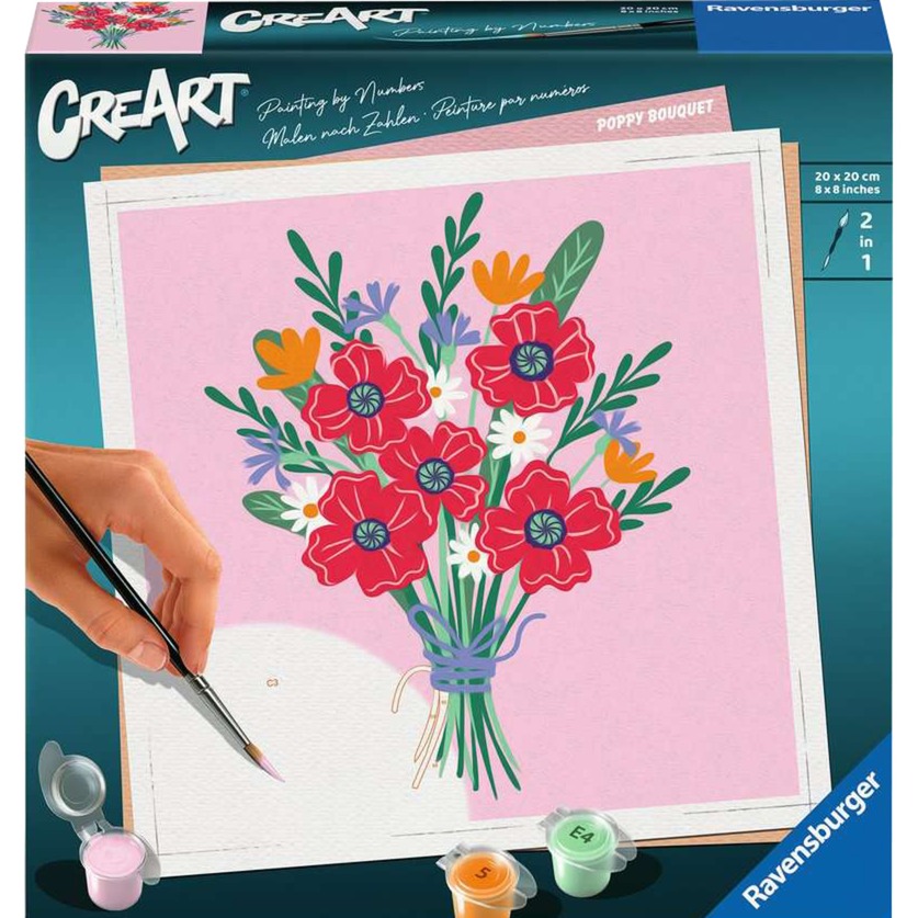 Ravensburger CreArt - Mohnblumenstrauß, Malen