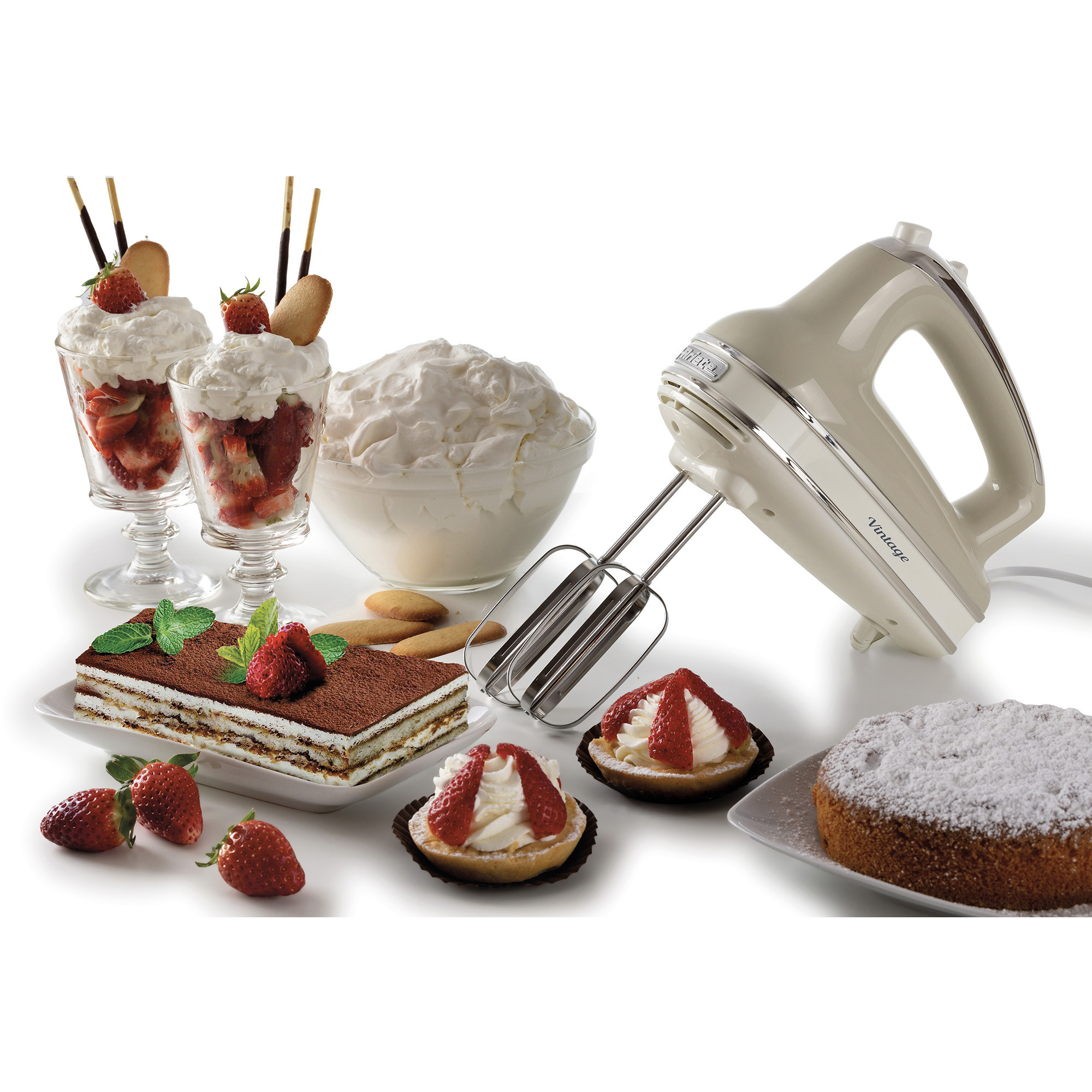 Ariete Handmixer Vintage Beige 1548CR beige, 450 Watt