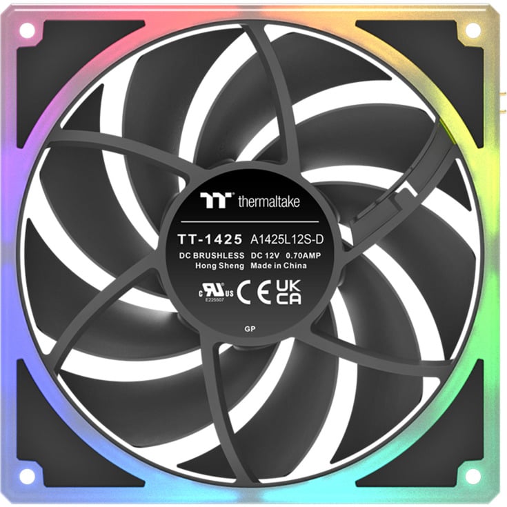 Thermaltake TOUGHFAN EX 140 ARGB Sync, Gehäuselüfter 3er Pack, 140 mm