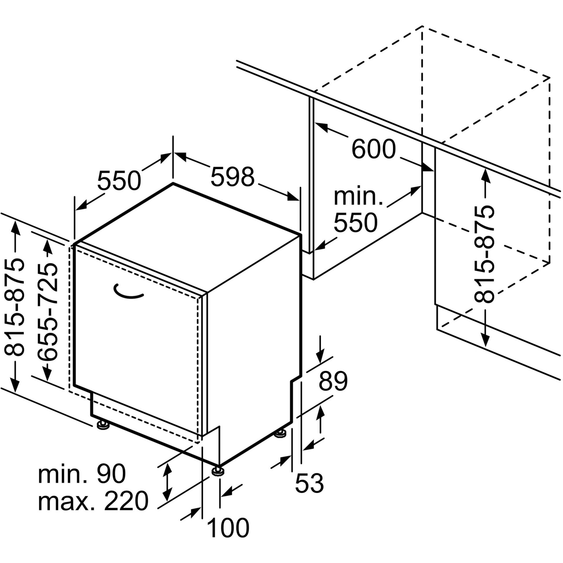 Neff S155HTX00E, Spülmaschine 60 cm, Home Connect