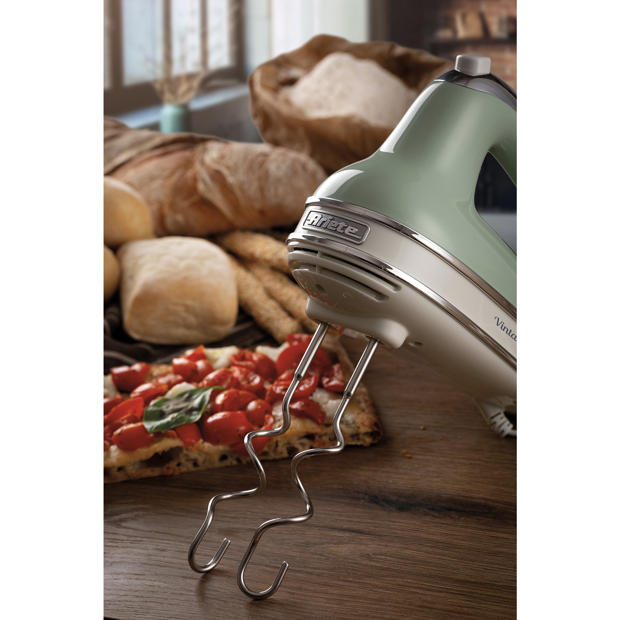 Ariete Handmixer Vintage Green 1548GR hellgrün, 450 Watt