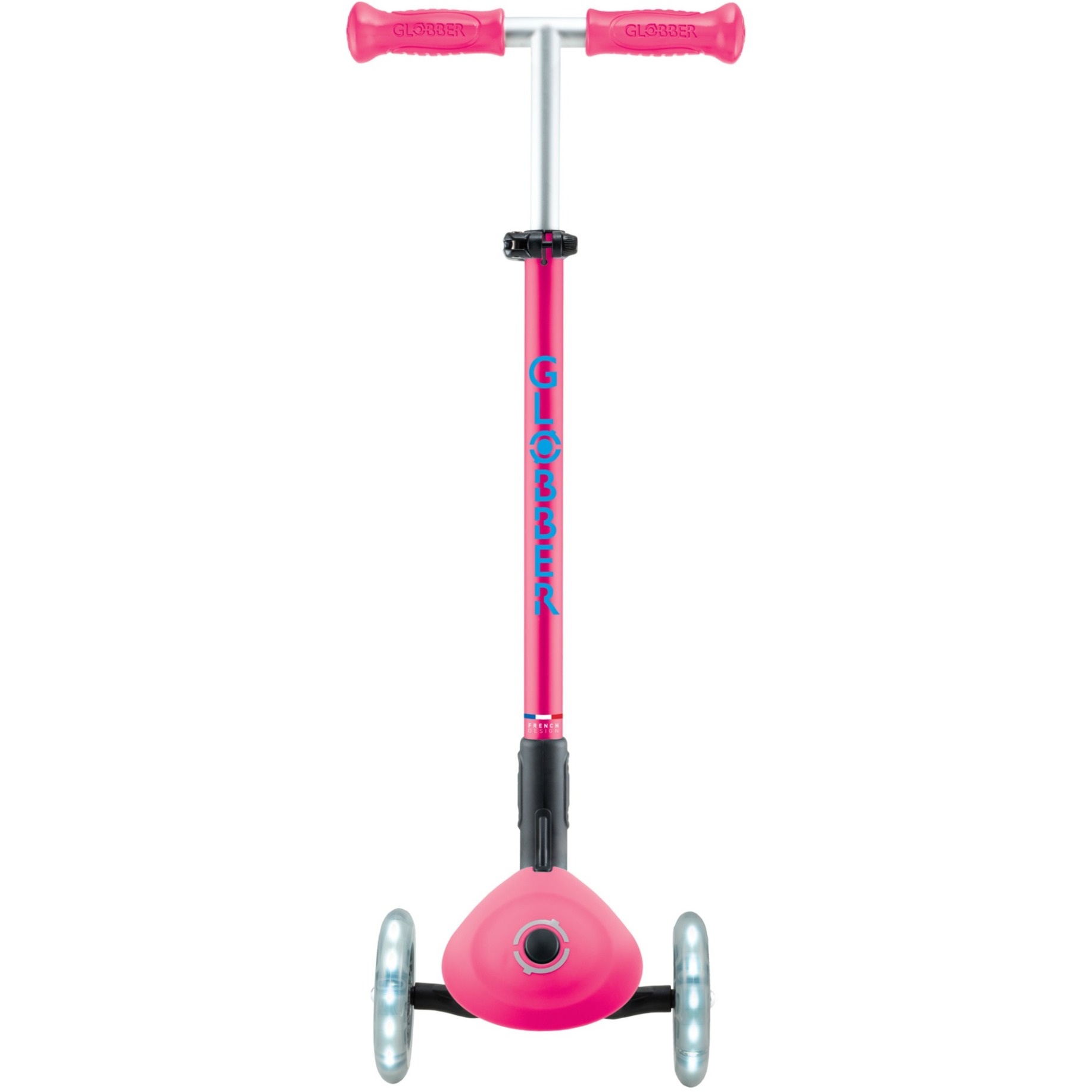 GLOBBER Primo Foldable Plus Lights, Scooter pink/hellblau