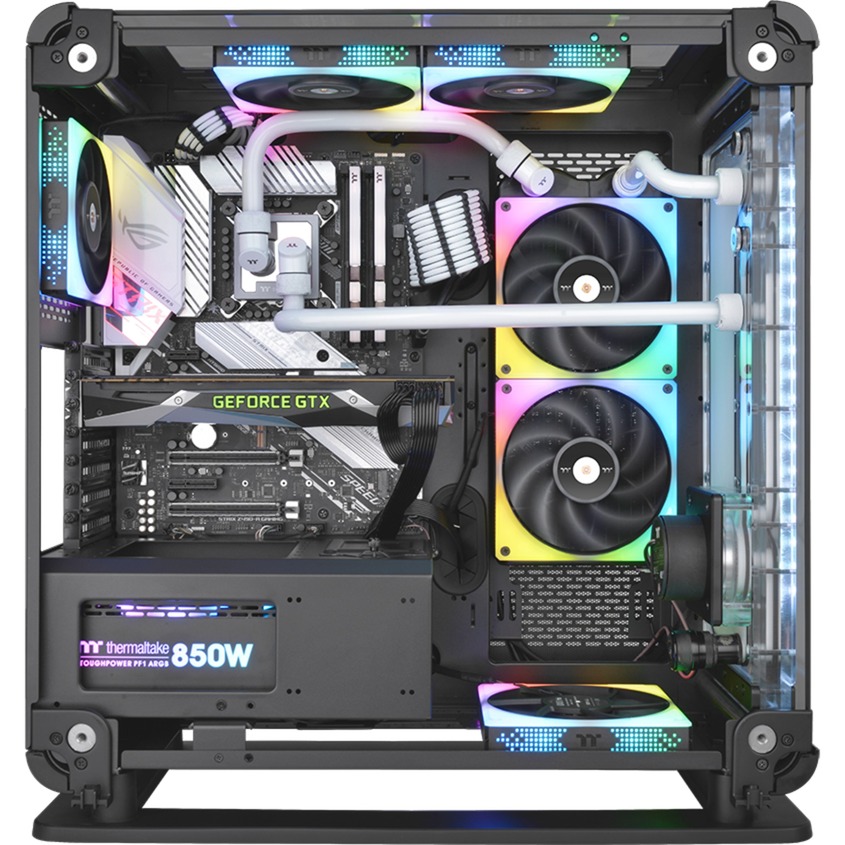 Thermaltake TOUGHFAN 12 RGB High Static Pressure Radiator Fan 120x120x25, Gehäuselüfter 3er Pack, 120 mm