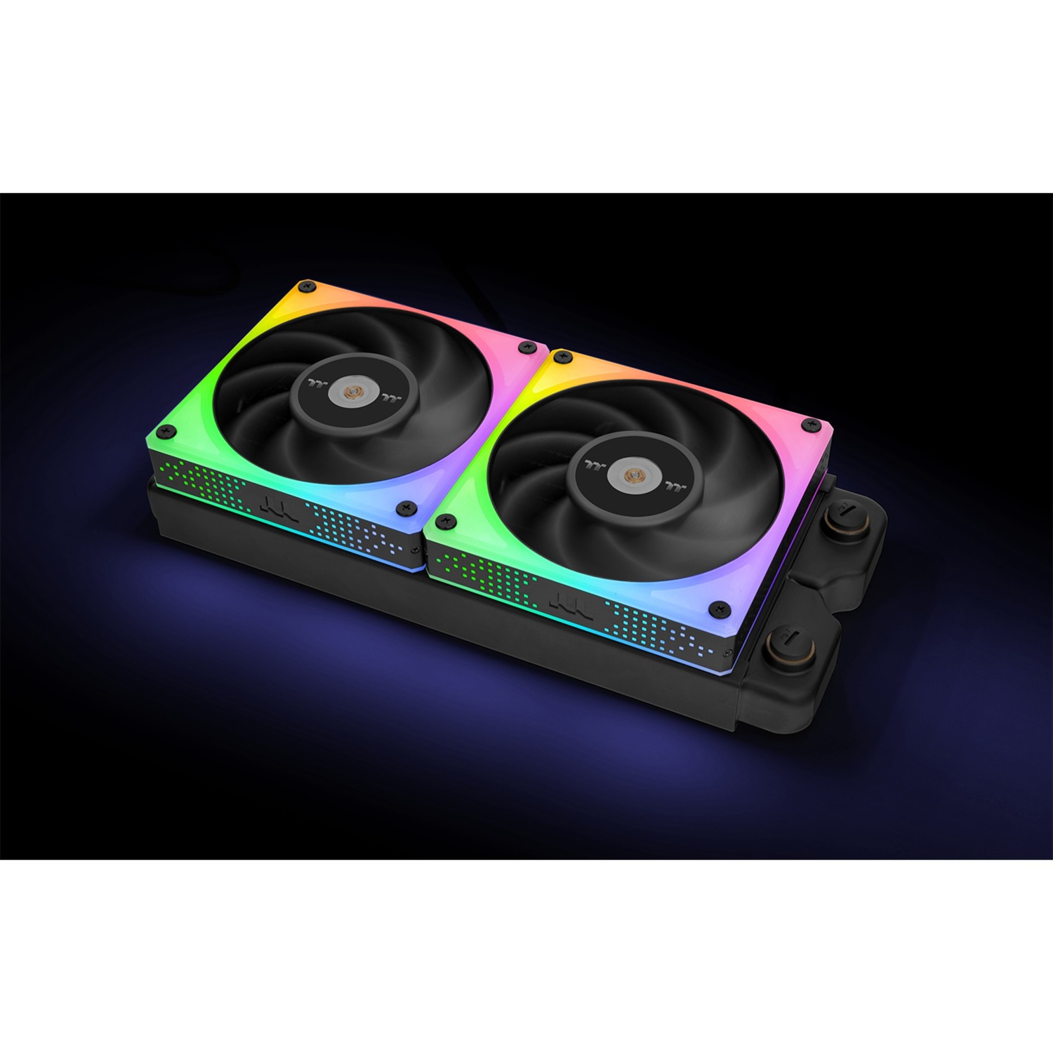 Thermaltake TOUGHFAN 12 RGB High Static Pressure Radiator Fan 120x120x25, Gehäuselüfter 3er Pack, 120 mm