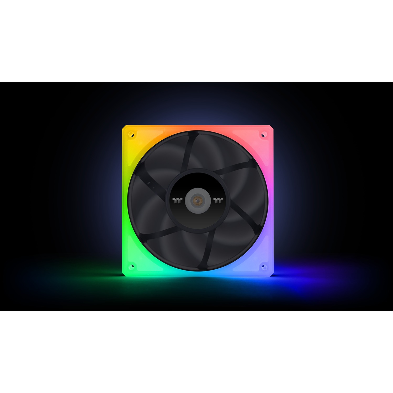 Thermaltake TOUGHFAN 12 RGB High Static Pressure Radiator Fan 120x120x25, Gehäuselüfter 3er Pack, 120 mm